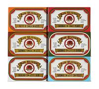 La Rose - Portuguese Canned Fish Set - 6 Types - Sardines - Codfish - Mackerel