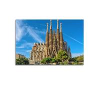 La Sagrada Familia Barcelona Art Posters Are Suitable for Decorating Living Room, Bedroom, Study, Restaurant, Corridor, Children's Room, EtcUnframe-style 24x36inch(60x90cm)