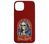 La Santa Muerte Mexican Folk Saint Devotional Religious Art Case for iPhone 15 Plus