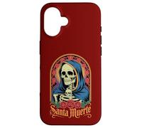 La Santa Muerte Mexican Folk Saint Devotional Religious Art Case for iPhone 16