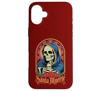 La Santa Muerte Mexican Folk Saint Devotional Religious Art Case for iPhone 16 Plus