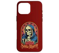 La Santa Muerte Mexican Folk Saint Devotional Religious Art Case for iPhone 16 Pro Max