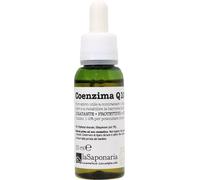 La Saponaria Coenzyme Q10 Serum, Anti-Ageing, Wrinkles & Fine Lines, Antioxidant, Vitamin E, Firming, All Skin Types, Moisturiser, Natural, Vegan, Cruelty-Free, Recycled Packaging, Organic, 30ml