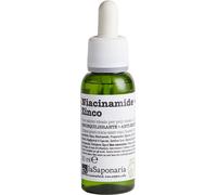 La Saponaria Niacinamide + Zinc Serum, Vitamin B3, Anti-Ageing, Oily Skin, Acne, Enlarged Pores, Dermatologically Tested, Moisturiser, Natural, Vegan, Cruelty-Free, Recycled Packaging, Organic, 30ml