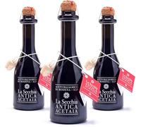 La Secchia - Balsamic Vinegar of Modena PGI "One Star". Aged in Oak - 250 ml Bottle with Cork Pouring Cap - 3 BOTTLES