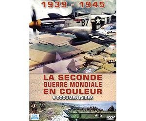 La Seconde Guerre mondiale en couleur : 5 documentaires - 1939 - 1945 / Coffret 5 DVD