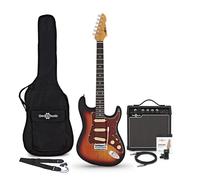 LA Select Electric Guitar Sunburst 15W Guitar Amp & Accessory Pack