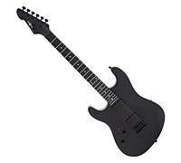 LA Select Modern Left Handed Guitar by Gear4music Blackout