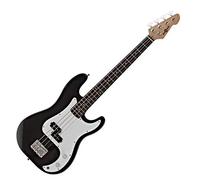 LA Short Scale Bass Guitar by Gear4music Black