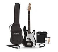 LA Short Scale Bass Guitar with 15W Amp & Accessories by Gear4music