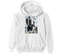 LA Skyline Pullover Hoodie Tupac Shakur White L