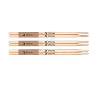 LA Specials Drum Sticks - 5A Drumsticks - Drum Sticks Set for Acoustic Drums or Electronic Drums - Oval Wood Tip - Hickory Drum Sticks - Consistent Weight and Pitch - 3 Pairs