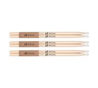 LA Specials Hickory 5B Drum Sticks, Nylon Tip, 3-Pair Pack | LA Specials hickory drumsticks provide balanced feel, consistent weight and pitch, durable performance and reliable control.