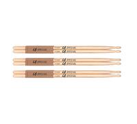 LA Specials Hickory 7A Drum Sticks, Wood Tip, 3-Pair Pack | LA Specials hickory drumsticks provide balanced feel, consistent weight and pitch, durable performance and reliable control.