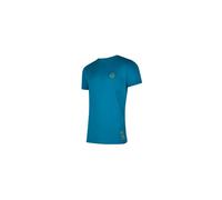 La Sportiva Climbing On The Moon Short Sleeve T-shirt Blue L Men