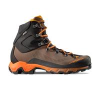LA SPORTIVA Aequilibrium Trek GTX Mountain Shoes, Waterproof and Stable Hiking Shoes with Nubuck Leather Upper and Grippy Outsole, Mountain Boots, Chocolate Papaya, 7 UK