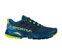 La Sportiva Akasha II - Trail running shoes - Men's Storm Blue / Lime Punch 44