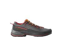 La Sportiva - Approach shoes - TX4 Evo ST Carbon/Mountain Red for Men in Leather - Size 8 1/3 UK - Grey Grey 8 1/3 UK