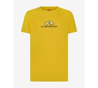 La Sportiva Brand Short Sleeve T-Shirt Yellow - S
