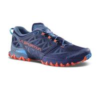 La Sportiva - Trail running shoes - Bushido III Deep Sea/Cherry Tomato for Men - Size 43.5 - Blue Blue 43.5