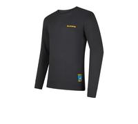 La Sportiva Climbing On The Moon Men's Sweatshirt | UK L in Carbon/Yellow