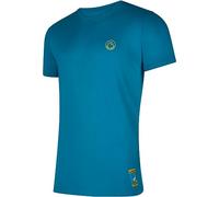 La Sportiva Climbing On The Moon Men's T-Shirt - AW25 Turquoise/Yellow
