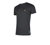 La Sportiva Climbing On The Moon Men's T-Shirt | UK M in Carbon/Yellow