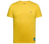 La Sportiva Climbing On The Moon Short Sleeve T-shirt Yellow M Man