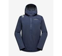 La Sportiva Crest Evo Shell Hooded Jacket Midnight Blue - S