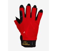La Sportiva Ferrata Gloves Red Black - XL