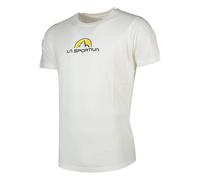 La Sportiva Footstep Short Sleeve T-shirt White M Men