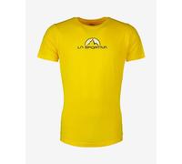 La Sportiva Footstep Short Sleeve T-shirt Yellow L Man