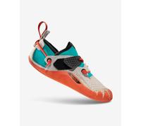 La Sportiva Gripit climbing shoes white orange turquoise Kids - 28