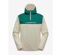 La Sportiva Guidance Sherpa Half Zip Hooded Fleece Green White - M