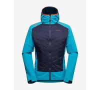 La Sportiva Kap hoodie navy blue light blue - S