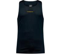 La Sportiva - Lightweight, breathable road running tank top - Pure Tank M Black/Yellow for Men in Recycled Polyester - Size L Black L