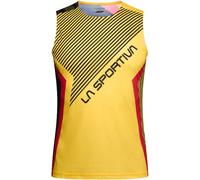 La Sportiva - Lightweight, breathable trail running tank top - Flow Tank M Black/Yellow for Men - Size L Yellow L
