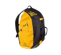 La Sportiva Medium Rope Bag 40 Liter Rope/Sling Carry Bag Backpack, Black/Yellow