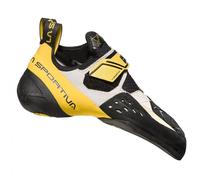 La Sportiva Men's Solution Rock Climbing Shoes Colour: WHITE/YELOW, Size: 41 ZFCS013W00Y00