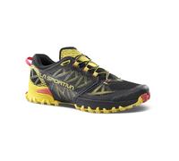 La Sportiva Mens Bushido III Performance Mountain/Trail Running Shoes, Black/Yellow, 8.5-9