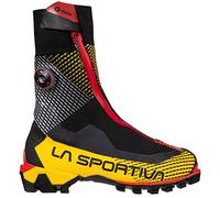 La Sportiva Mens G-Tech Mountaineering Boot, Black/Yellow, 12