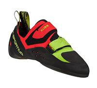 La Sportiva Mens Kubo Rock Climbing Shoes, Goji/Neon 2, 9 US
