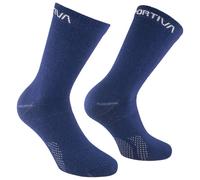 La Sportiva - Merino Hiking Socks - Walking socks size L, blue