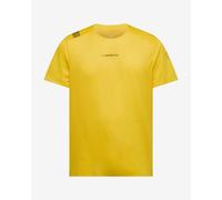La Sportiva - Lightweight, breathable running T-shirt - Pure T-shirt M Yellow/Black for Men in Recycled Polyester - Size XL Yellow XL