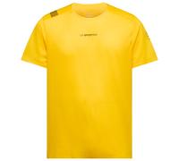 La Sportiva - Lightweight, breathable running T-shirt - Pure T-shirt M Yellow/Black for Men in Recycled Polyester - Size XL Yellow XL