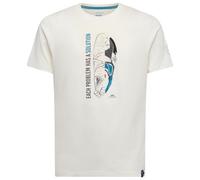 La Sportiva Solution Short Sleeve T-shirt White S Men