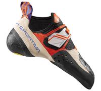 La Sportiva - Solution Woman White Lily Orange - 37.5 - Climbing shoes