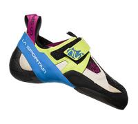 La Sportiva SP20I705613W Women's Skwama Climbing Shoes Colour: Apple Grn/Cobalt, Size: 39