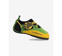 La Sportiva Stickit Climbing Shoes Green Yellow Kids - 26