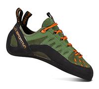 La Sportiva Men's TarantuLace Performance Rock Climbing Shoe, Olive/Tiger, 11 UK